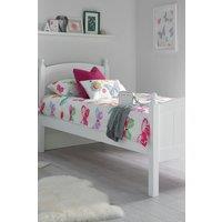 Time4sleep Charleston Solo White Bed Frame | Size: Single