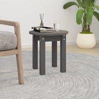 Berkfield Home Coffee Table Grey 35x35 cm Solid Wood Pine