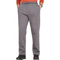 Pegasus Men's Warm & Cozy Sherpa-Lined Knitted Jogging Bottoms in Charcoal | Size: 36S