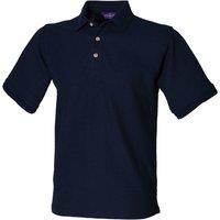 Henbury Men's Ultimate Pique Polo Shirt in Navy | Size: XL