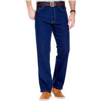 Pegasus Men's Stonewash Finish Denim Jeans in Stretch Fabric in Dark Blue | Size: 34L