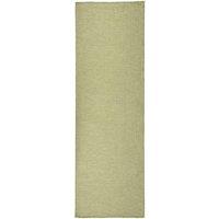 Outdoor Flatweave Rug 80x250 cm Green