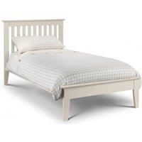 Ashfield Premium Timeless Stone White Bed Frame in Ivory | Size: Single