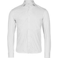 TEE JAYS Men's Stretch Long-Sleeved Active Shirt in White | Size: Small
