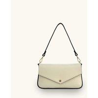 Apatchy London Women's The Munro Leather Shoulder Bag in Stone