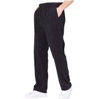 Chums Men's Polar Fleece Jogging Bottoms Leisure Trousers in Black | Size: 44R
