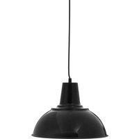 Orsina Luxe Black Pendant Light With Angled Top, Sculpted Ripple Shade Hanging Lamp, Industrial Ceiling Fixture