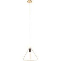 Orsina Contemporary Triangular Pendant Light, Lightweight & Durable Pendant Light, Versatile Ceiling Light in Gold
