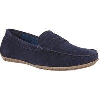 Lotus Men's 'Addison' Suede Loafers in Navy | Size: 12