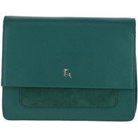 'Fabrizia' Two Sections Leather Shoulder Bag