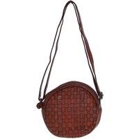 'Rifugio in Pelle' Leather Round Crossbody Bag