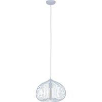Orsina Versatile 1 Bulb Pendant Light, Effortlessly Maintained Down Light Wall, Sturdy Ceiling Light in White