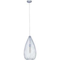 Orsina Sleek Teardrop Pendant Light, Effortlessly Maintained Down Light Wall, Contemporary Ceiling Light in Silver