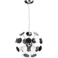 Orsina Disc Small Pendant Light, Captivating Chrome Finish Lighting Pendant For Modern Spaces, Pendant Lamp Light in Silver