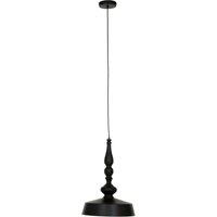Orsina Small Black & Gold Pendant Light, Saucer Ceiling Light With Adjustable Drop, Decorative Ceiling Fixture