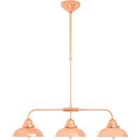 Orsina Chrome 3 Pendant Ceiling Light, Industrial Style Hanging Light With Chrome Finish, Pendant Lamp in Gold