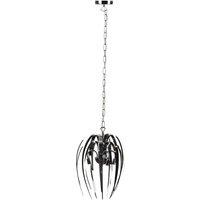 Orsina Weeping Willow Style Small Pendant Light, Luxe Hanging Ceiling Light, Decorative Ceiling Lamp For Stairwell in Silver