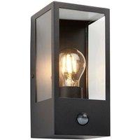 Netlighting Oxford Timeless Classic Wall Lantern Matt Black with PIR Motion Sensor IP44