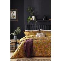 Morris & Co 'Seasons By May' Cotton Percale Duvet Cover Set in Mustard | Size: King