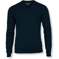 Nimbus Men's Ashbury Knitted V Neck Jumper in Navy | Size: 2XL