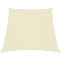 Sunshade Sail Oxford Fabric Trapezium 2/4x3 m Cream