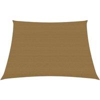 Berkfield Home Sunshade Sail 160 g/m Taupe 3/4x2 m HDPE in Beige