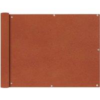Balcony Screen Oxford Fabric 90x400 cm Terracotta