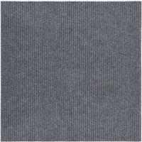 Berkfield Home Dirt Trapper Carpet Runner 100x100 cm Grey | Size: 100 cm diameter