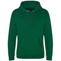 AWDis Men's Just Hoods Graduate Heavyweight Hoodie in Bottle Green | Size: Small