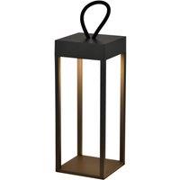 Harper Living Portable LED Outdoor Light, Rechargeable battery, IP54, Dimmable, Dark Grey Finish