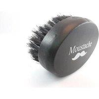 Moustache Barber's Brush - Oval in Black