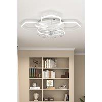 Geometrical Ceiling Mount LED Fan Light