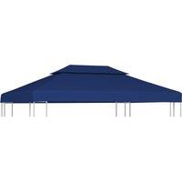 Berkfield Home 2-Tier Gazebo Top Cover 310 g/m 4x3 m Blue