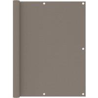 Berkfield Home Balcony Screen Taupe 120x500 cm Oxford Fabric in Beige