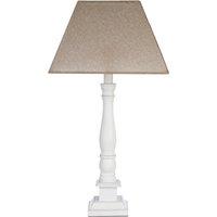 Orsina Natural Wood Table Lamp with EU Plug, Soft Glow Beige Fabric Shade, Elegant Lighting with Inline Switch