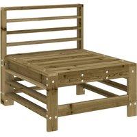 Garden Middle Sofa Impregnated Wood Pine