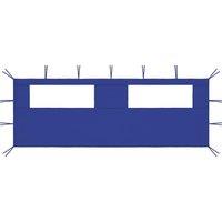 Berkfield Home Gazebo Sidewall with Windows 6x2 m Blue