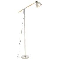 Orsina Adjustable Floor Lamp, Convenient Office Lamp, Space-Saver Floor Lamp, Rotating Bedroom Lamp in Natural