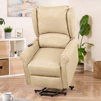 Artemis Home Corcoran Electric Riser Recliner with Massage & Heat in Cream
