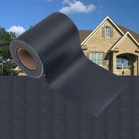 Berkfield Home Garden Privacy Screen PVC 35x0.19 m Matte Dark Grey
