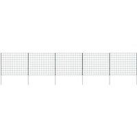 Berkfield Home Garden Fence Set 77.5x64 cm Green