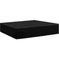 Berkfield Home Garden Furniture Cover 12 Eyelets 250x250x70 cm in Black | Size: 250 x 250 x 70 cm