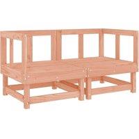 Garden Corner Sofas 2 pcs Solid Wood Douglas