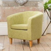 Artemis Home Alderwood 68cm Wide Fabric Tub Chair Armchair in Green