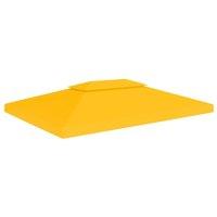 Berkfield Home 2-Tier Gazebo Top Cover 310 g/m 4x3 m Yellow