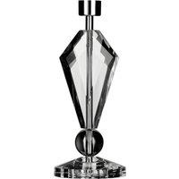 Orsina Glamorous Crystal Diamond Lamp Base, Sculpted Lighting Base, Crystal Foundation, Decorative Lamp Stand in Silver