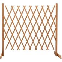 Berkfield Home Garden Trellis Fence Orange 180x100 cm Solid Firwood