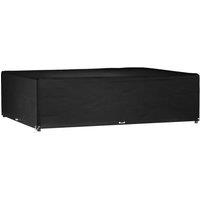 Berkfield Home Garden Furniture Cover 16 Eyelets 300x200x75 cm Rectangular in Black | Size: 300 x 200 x 75 cm