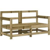 Garden Corner Sofas 2 pcs Impregnated Wood Pine
