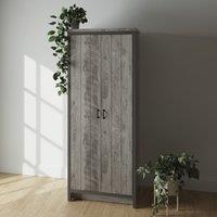 GFW Boston 2 Door Wardrobe in Grey